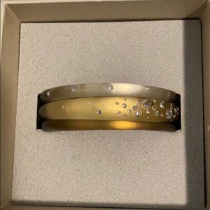 Alexis Bittar gold bracelets